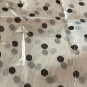 Black and White Polka Dot Fabric